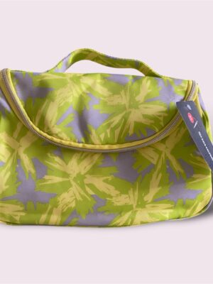 Tropical Leaf Print Pouch