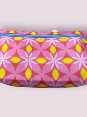 Retro Pink & Yellow Pouch