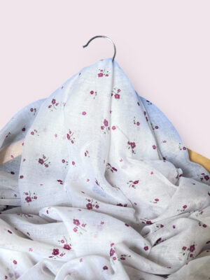 Floral Lawn Hijab - Soft & Breathable