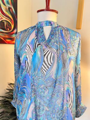 Vibrant Abstract Print Tunic