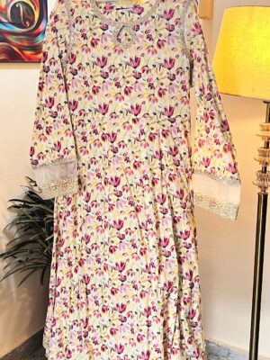Floral Elegance 2-Piece Dress